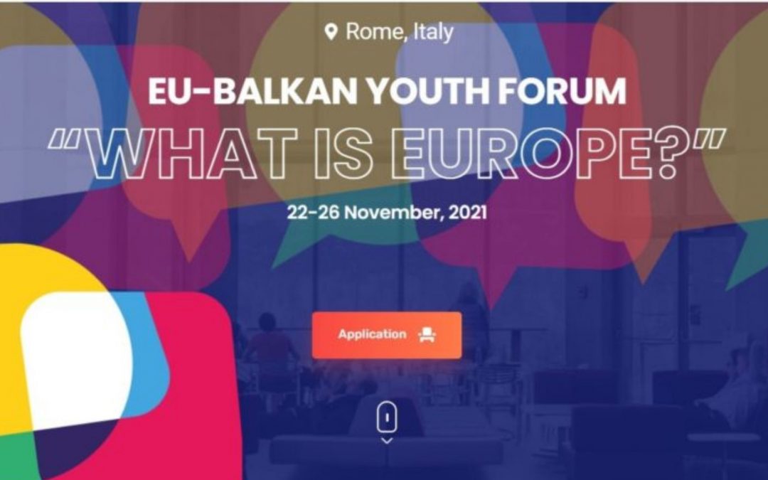 Prijavite se za “EU-Balcan Youth Forum” u Rimu
