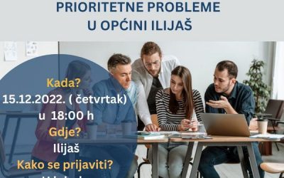 Poziv za identifikaciju prioritetnih problema u opštini Ilijaš