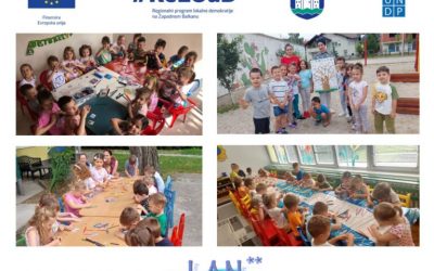 Eko radionice za djecu iz predškolskih ustanova Grada Bihaća