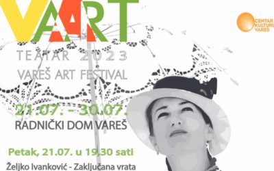 Šesti Vareš Art festival počinje 21. jula promocijom romana Željka Ivankovića