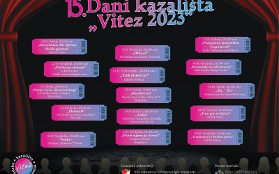 Dani kazališta “Vitez 2023” –  Tri sjajne predstave obilježile “Dječji vikend” na kazališnim danima u Vitezu