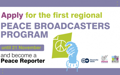 Prijavite se za Mirovne emitere – Regionalno izdanje: Osnaživanje mladih novinara kao mirovnih reportera
